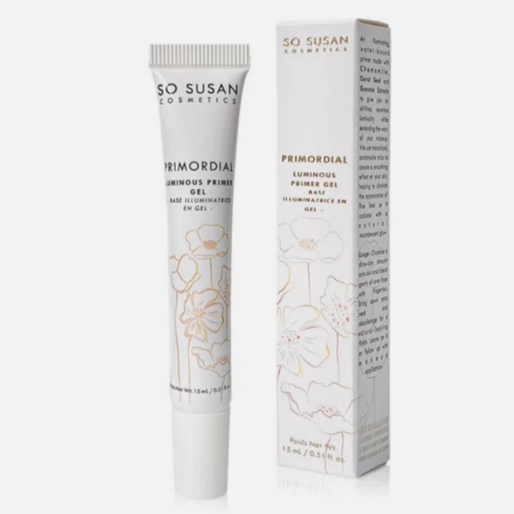 NEW SO SUSAN COSMETICS Primordial Luminous Primer Gel 15ml in red